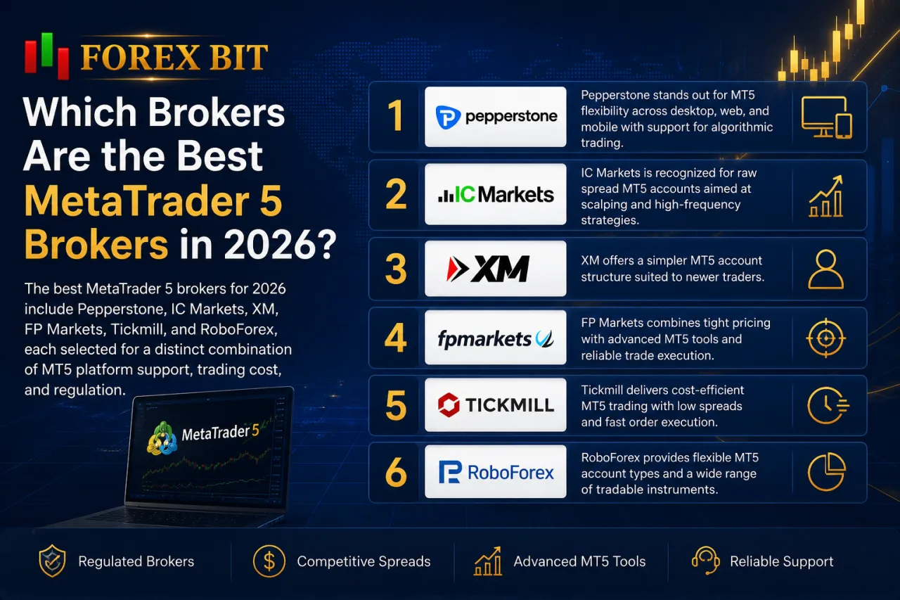 Which Brokers Are the Best MetaTrader 5 Brokers in 2026