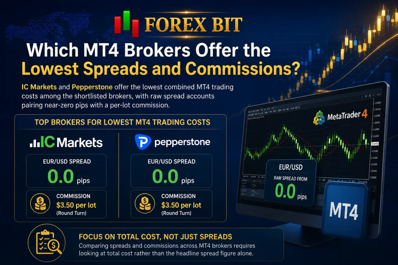 Which MT4 Brokers Offer the Lowest Spreads and Commissions
