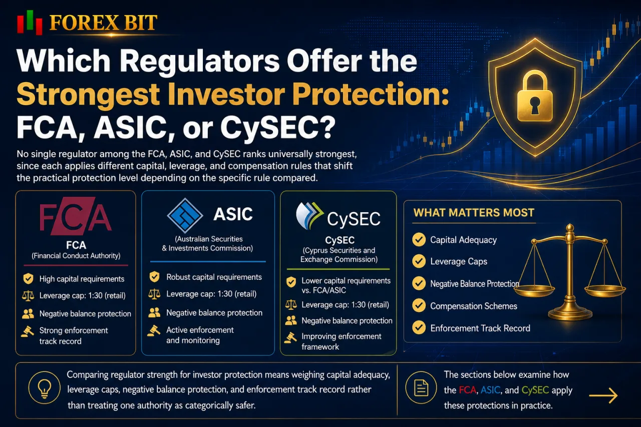 Which Regulators Offer the Strongest Investor Protection: FCA, ASIC, or CySEC Which Regulators Offer the Strongest Investor Protection: FCA, ASIC, or CySEC