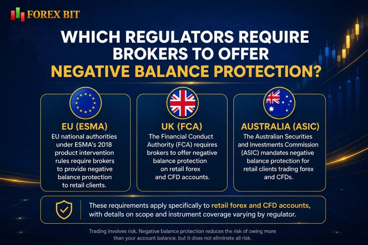 Which Regulators Require Brokers to Offer Negative Balance Protection Which Regulators Require Brokers to Offer Negative Balance Protection