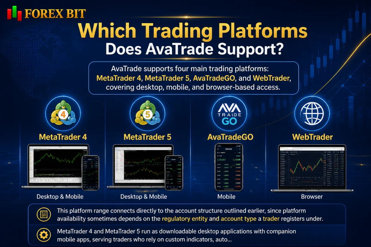Which Trading Platforms Does AvaTrade Support