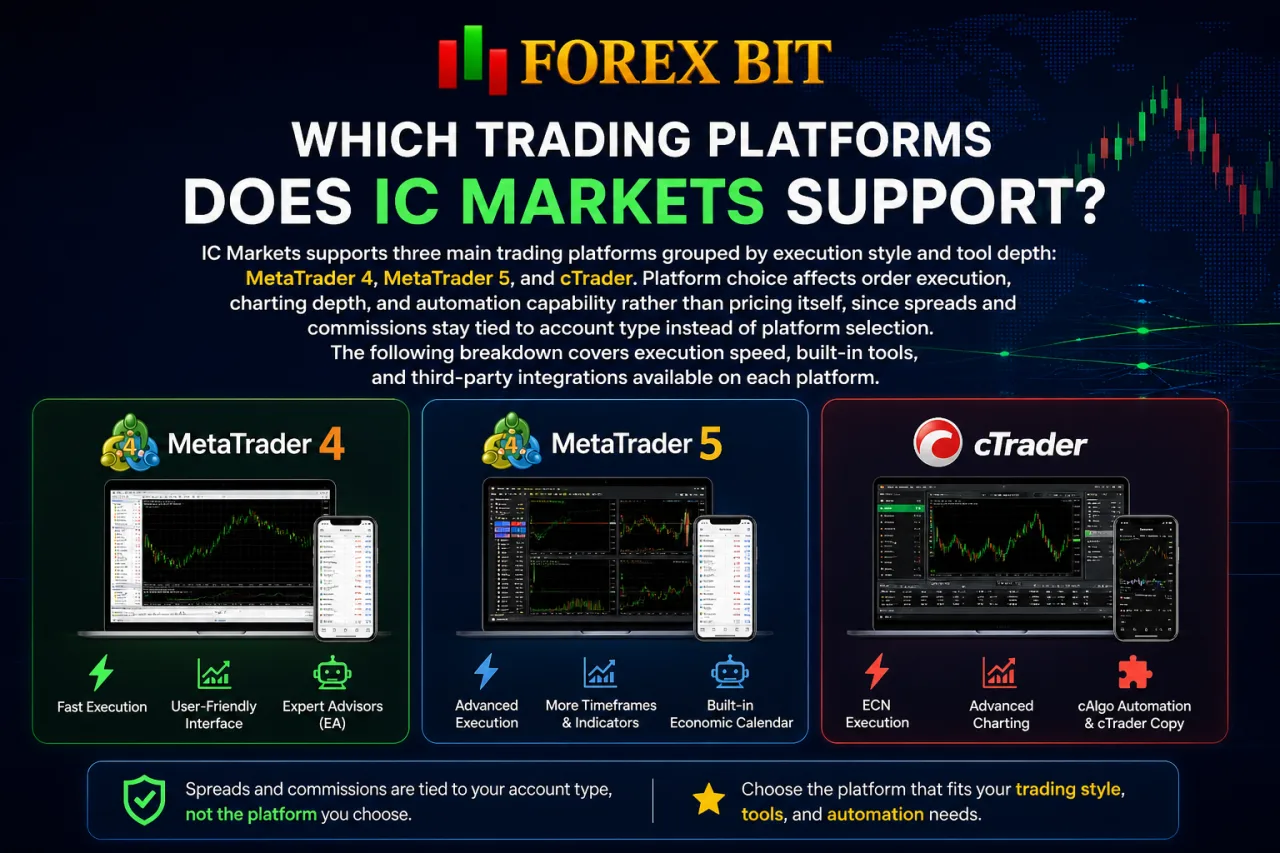 Which Trading Platforms Does IC Markets Support