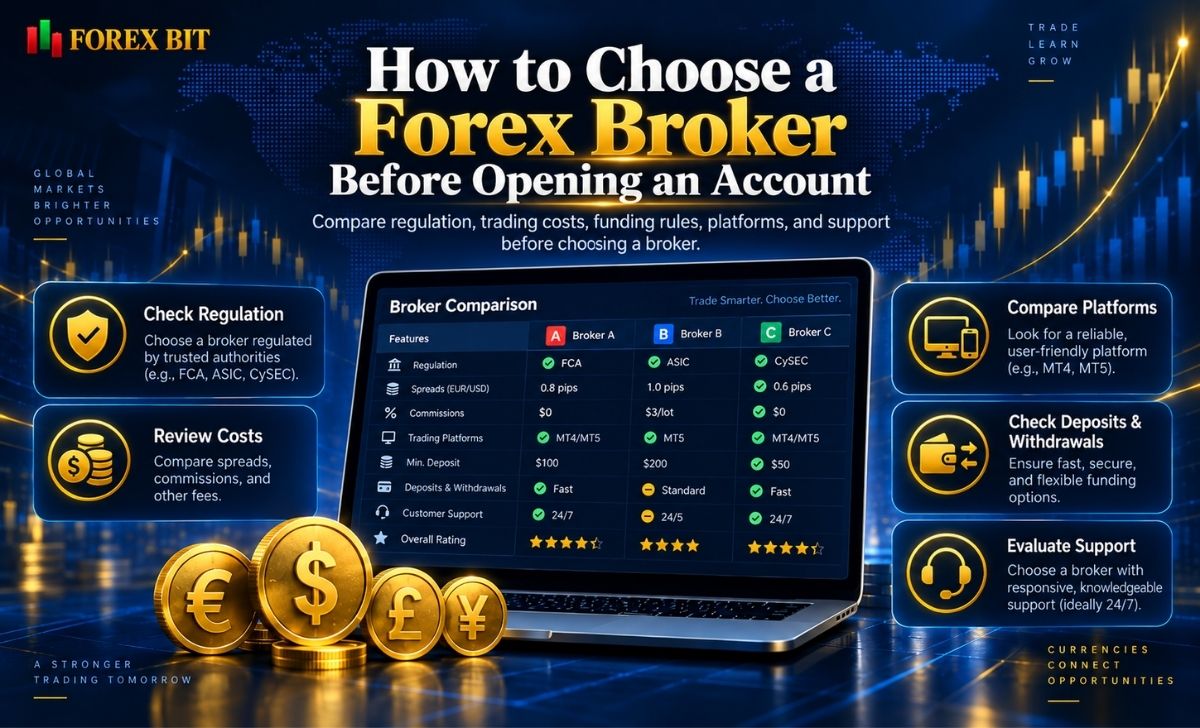 How to Choose a Forex Broker Before Opening an Account