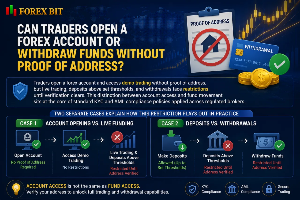 Can Traders Open a Forex Account or Withdraw Funds Without Proof of Address Can Traders Open a Forex Account or Withdraw Funds Without Proof of Address
