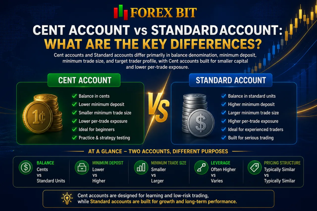 Cent Account vs Standard Account: What Are the Key Differences