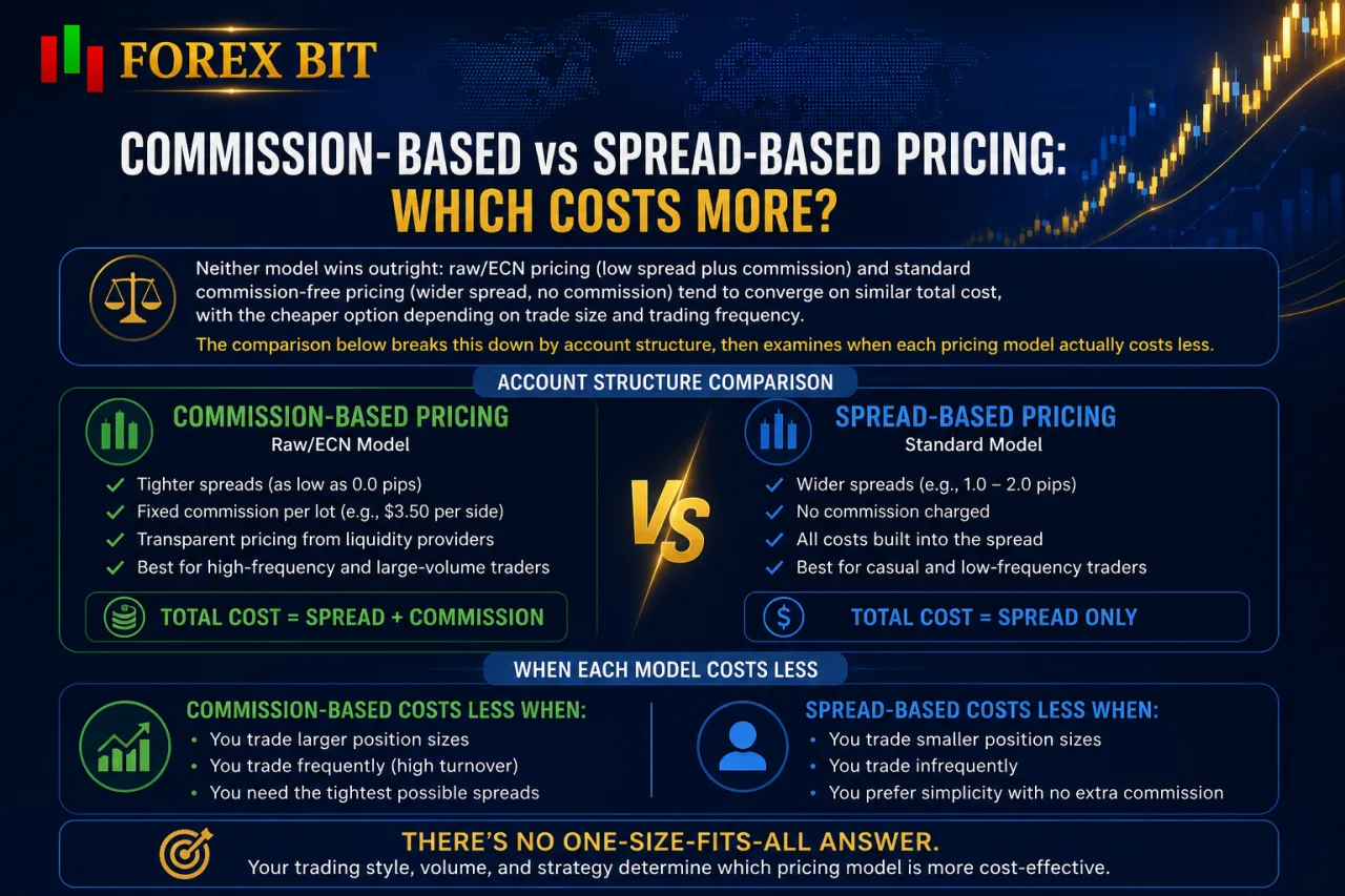 Commission-Based vs Spread-Based Pricing: Which Costs More Commission-Based vs Spread-Based Pricing: Which Costs More