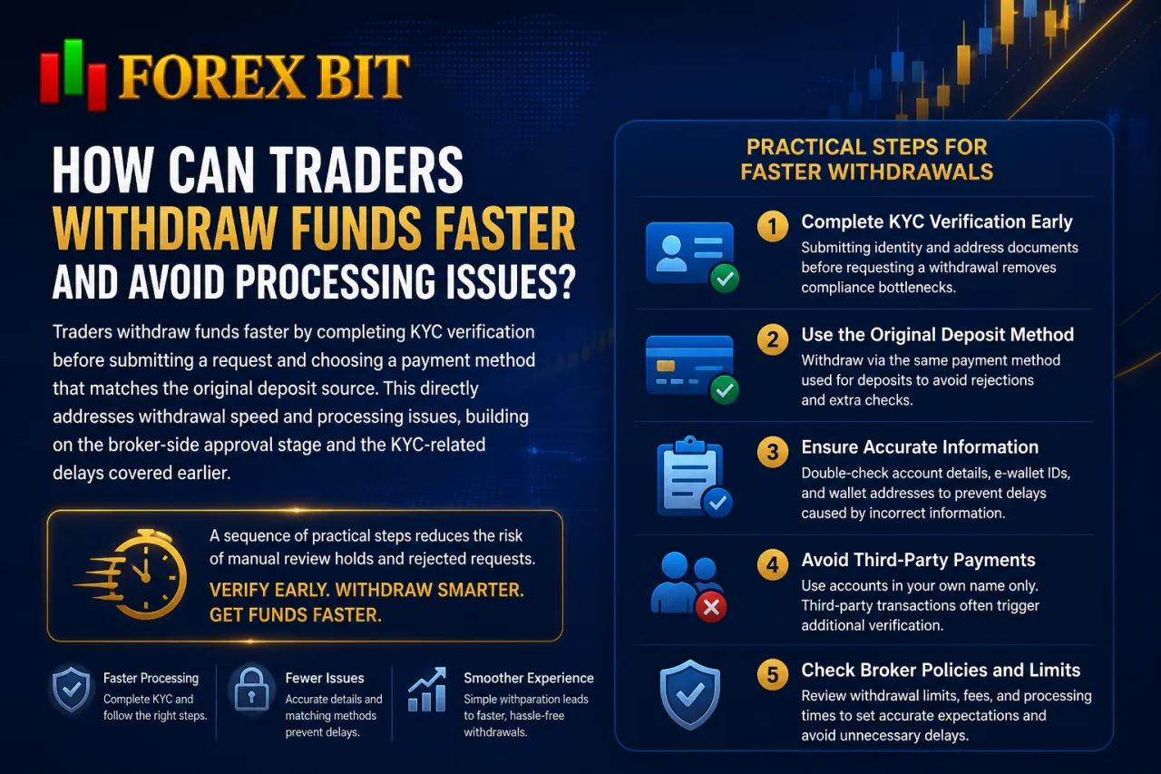 How Can Traders Withdraw Funds Faster and Avoid Processing Issues How Can Traders Withdraw Funds Faster and Avoid Processing Issues