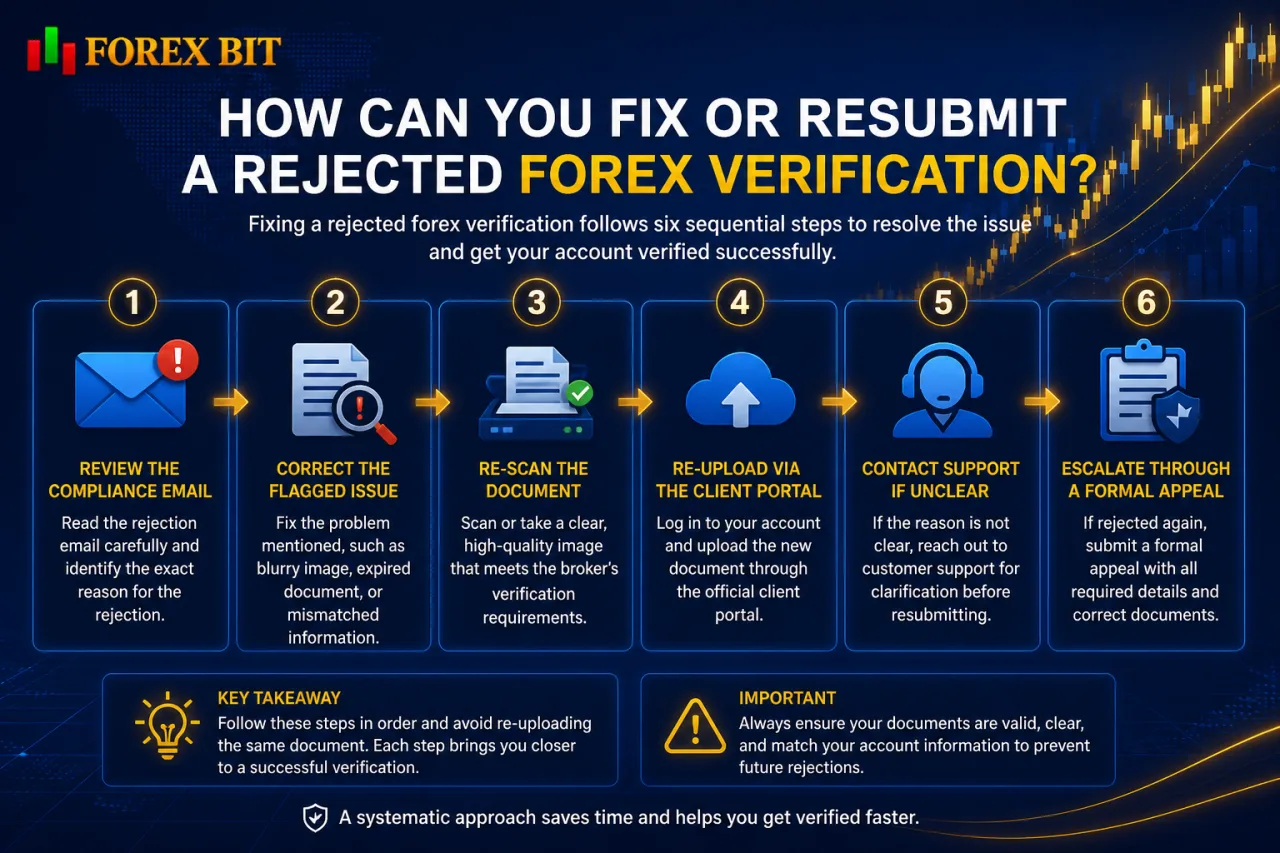 How Can You Fix or Resubmit a Rejected Forex Verification How Can You Fix or Resubmit a Rejected Forex Verification