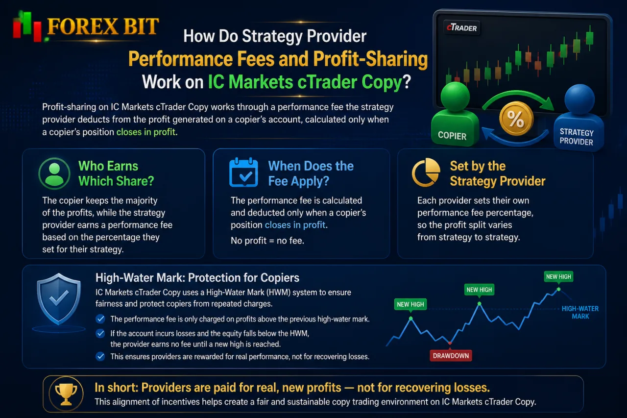 How Do Strategy Provider Performance Fees and Profit-Sharing Work on IC Markets cTrader Copy