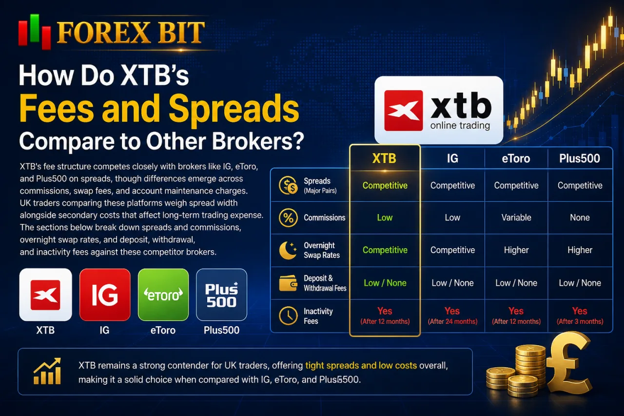 How Do XTB's Fees and Spreads Compare to Other Brokers
