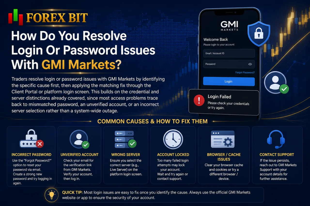 How Do You Resolve Login Or Password Issues With GMI Markets How Do You Resolve Login Or Password Issues With GMI Markets