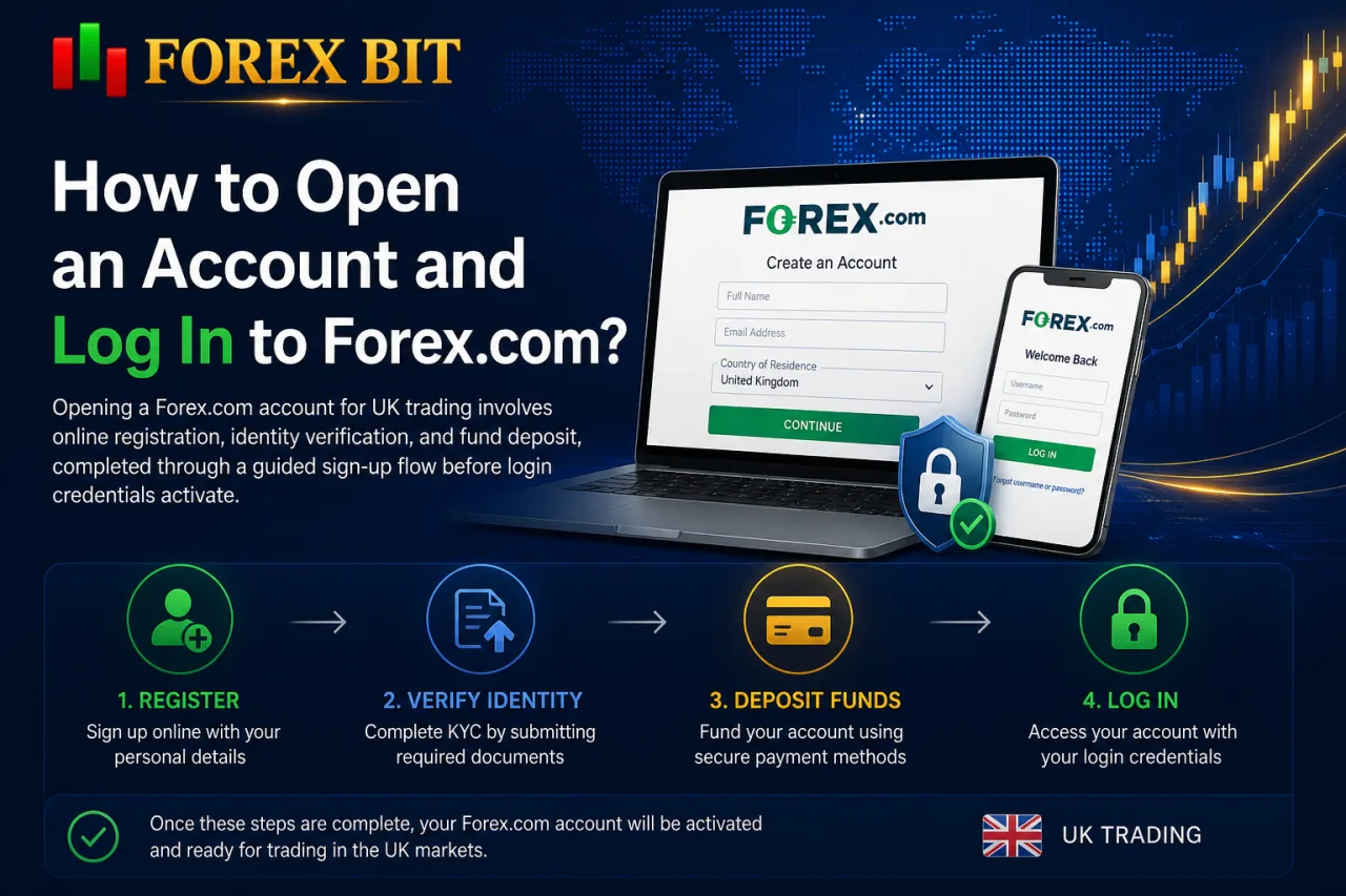 How to Open an Account and Log In to Forex.com