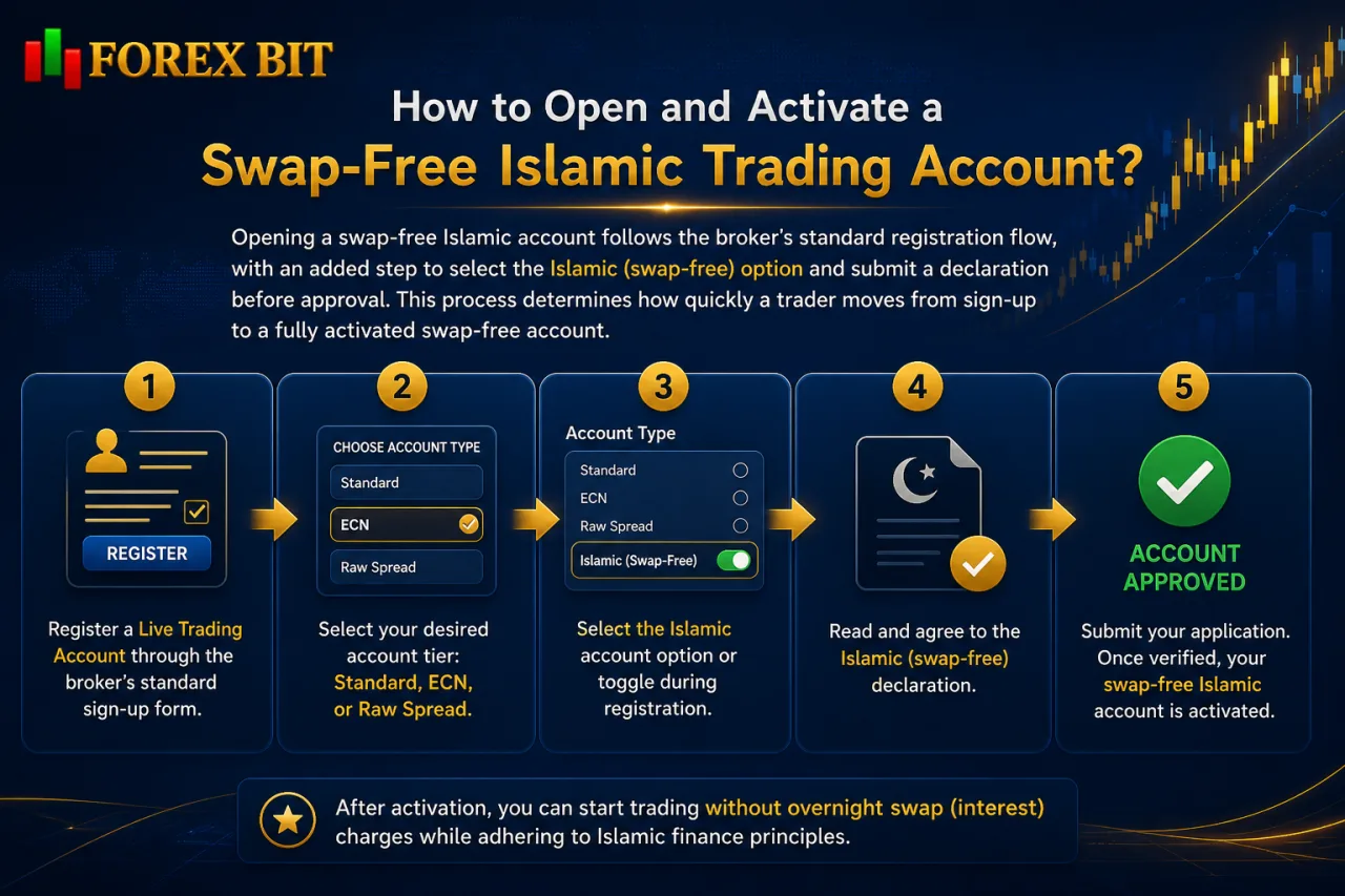 How to Open and Activate a Swap-Free Islamic Trading Account