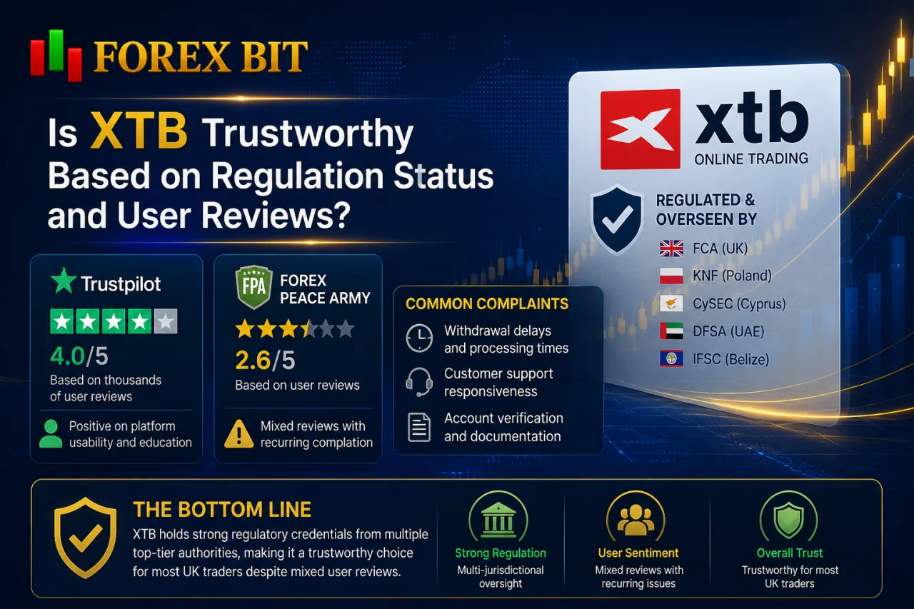 Is XTB Trustworthy Based on Regulation Status and User Reviews