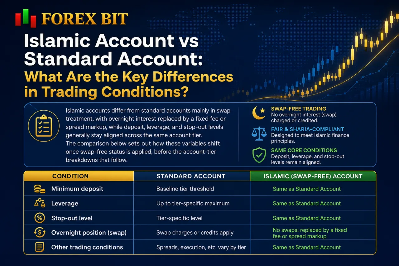 Islamic Account vs Standard Account: What Are the Key Differences in Trading Conditions