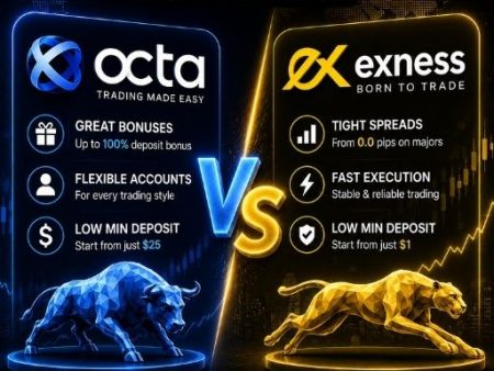 Octa vs Exness: Spreads, Bonuses & Min Deposit 2026