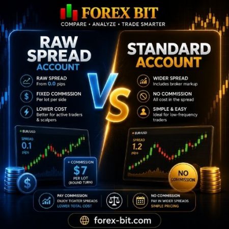 Raw Spread vs Standard Account: Commission & Markup Explained