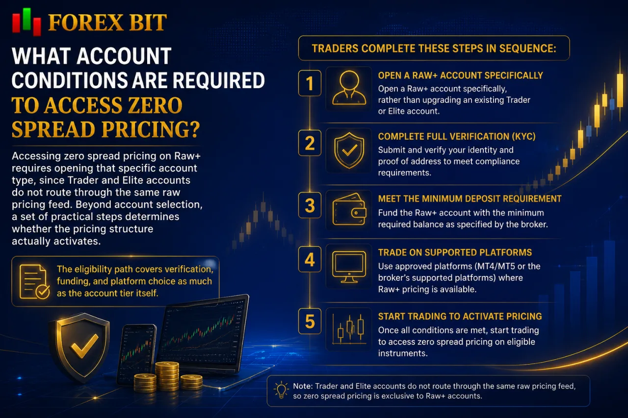 What Account Conditions Are Required to Access Zero Spread Pricing What Account Conditions Are Required to Access Zero Spread Pricing