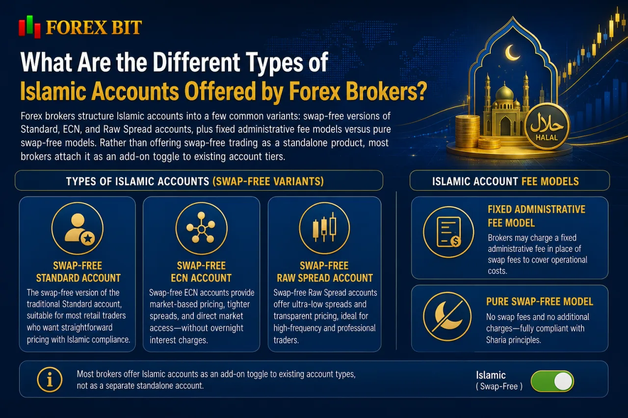 What Are the Different Types of Islamic Accounts Offered by Forex Brokers