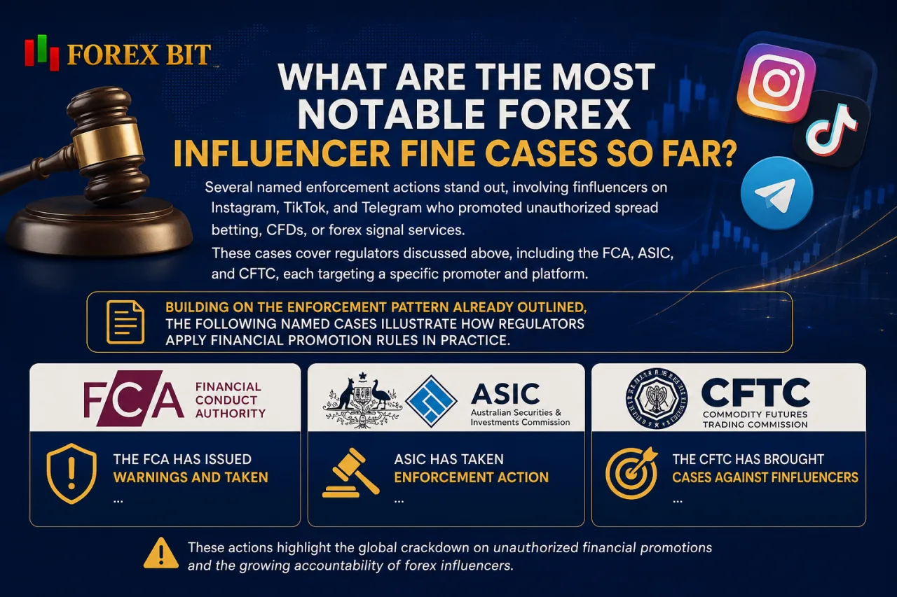What Are the Most Notable Forex Influencer Fine Cases So Far