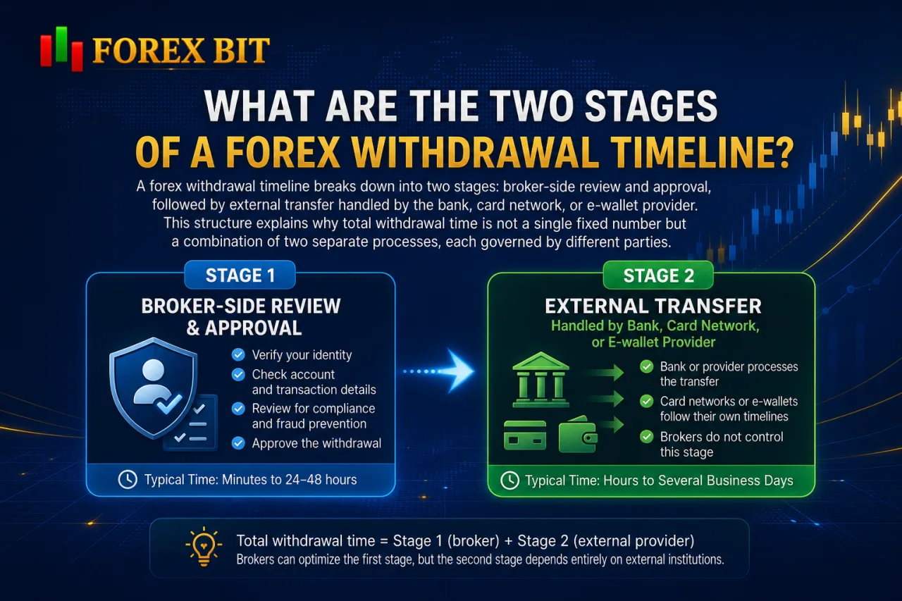 What Are the Two Stages of a Forex Withdrawal Timeline What Are the Two Stages of a Forex Withdrawal Timeline