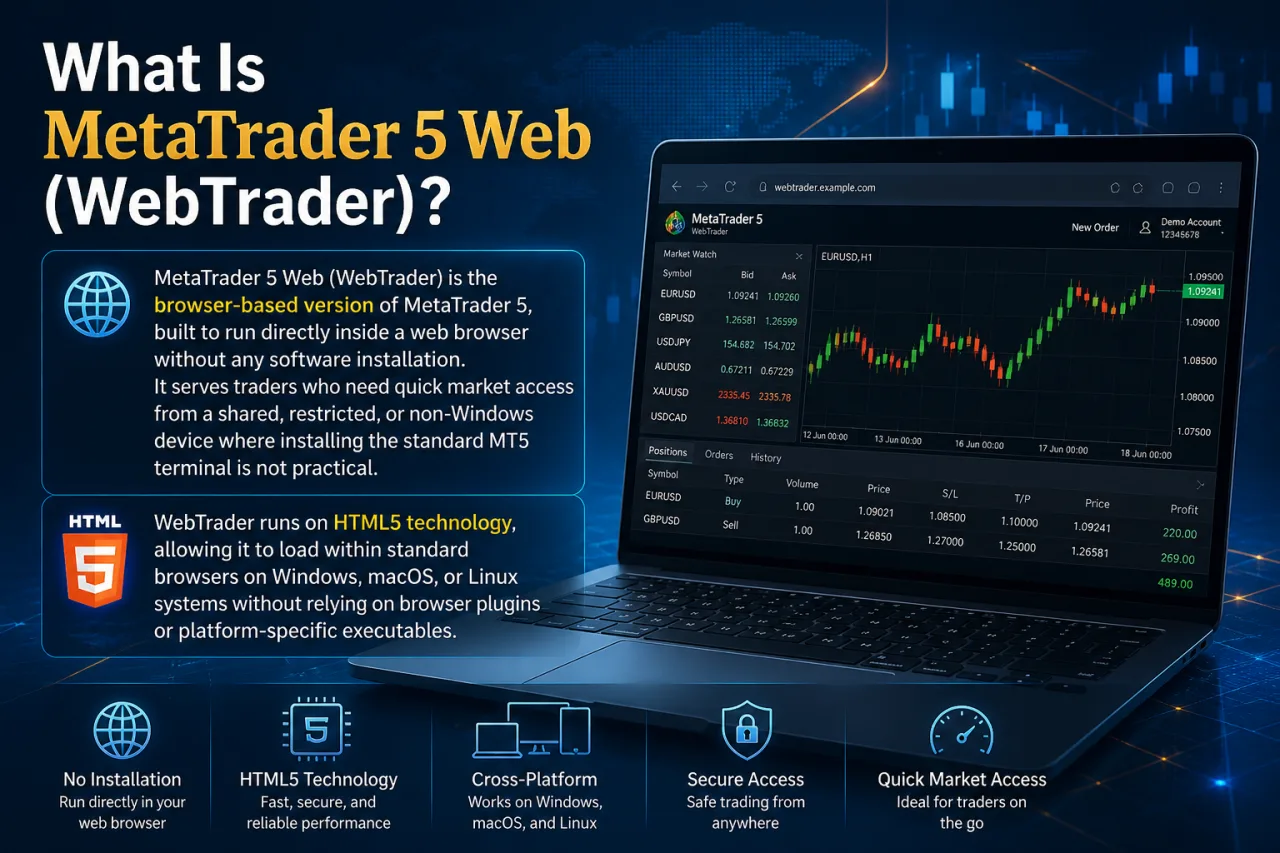 What Is MetaTrader 5 Web (WebTrader) What Is MetaTrader 5 Web (WebTrader)