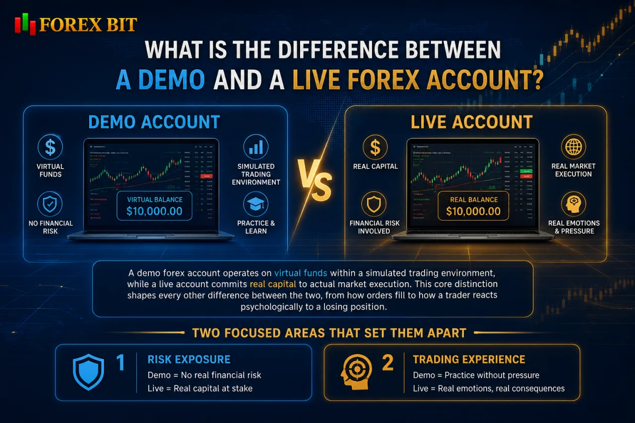 What Is the Difference Between a Demo and a Live Forex Account