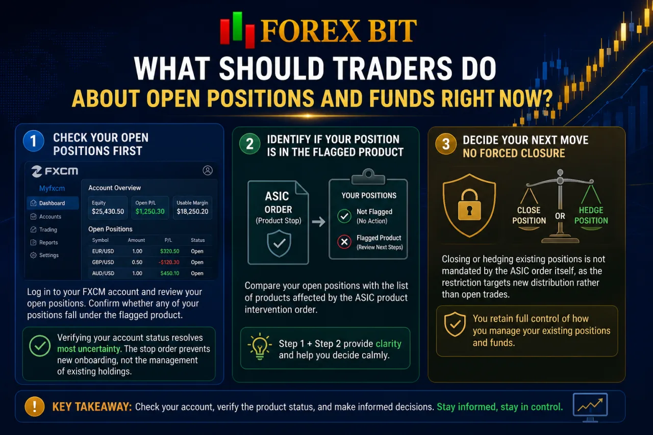 What Should Traders Do About Open Positions and Funds Right Now