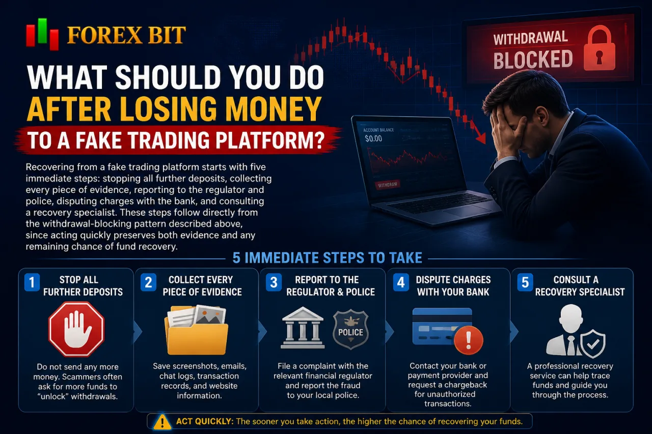 What Should You Do After Losing Money to a Fake Trading Platform