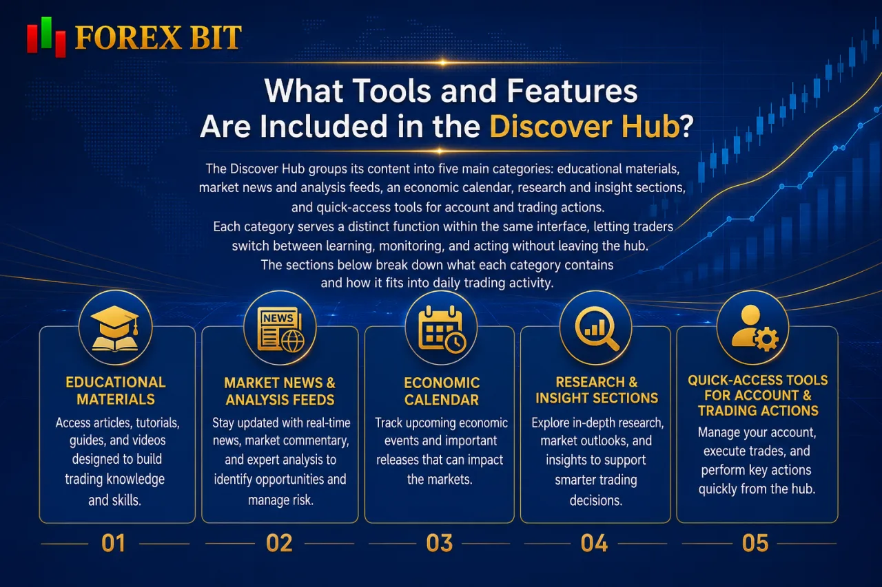 What Tools and Features Are Included in the Discover Hub What Tools and Features Are Included in the Discover Hub