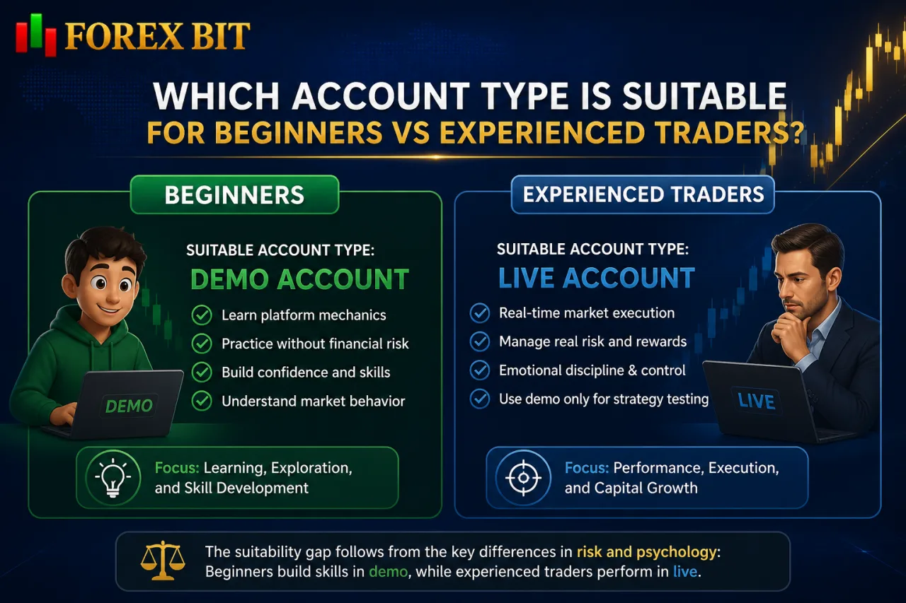 Which Account Type Is Suitable for Beginners vs Experienced Traders