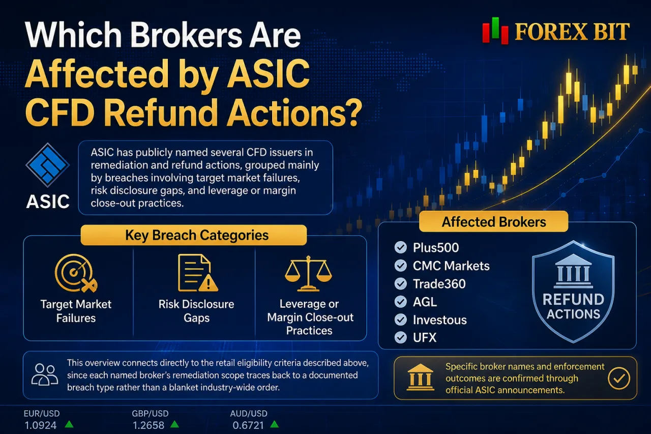 Which Brokers Are Affected by ASIC CFD Refund Actions Which Brokers Are Affected by ASIC CFD Refund Actions
