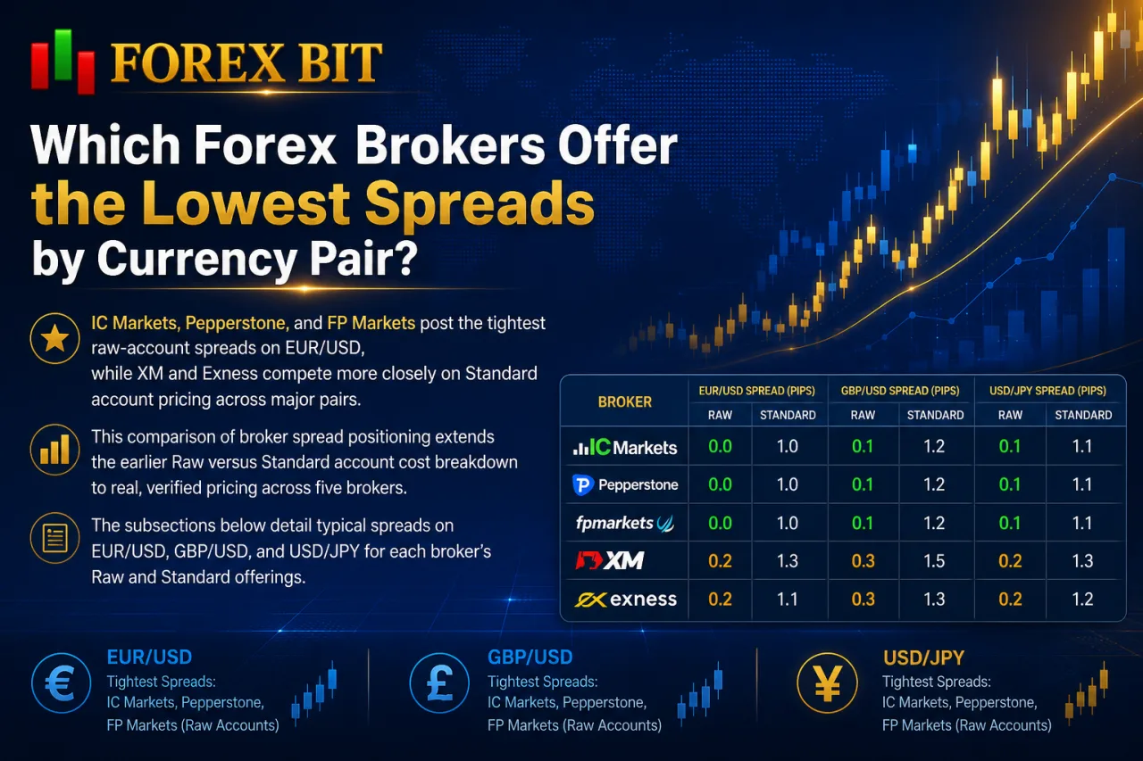 Which Forex Brokers Offer the Lowest Spreads by Currency Pair Which Forex Brokers Offer the Lowest Spreads by Currency Pair