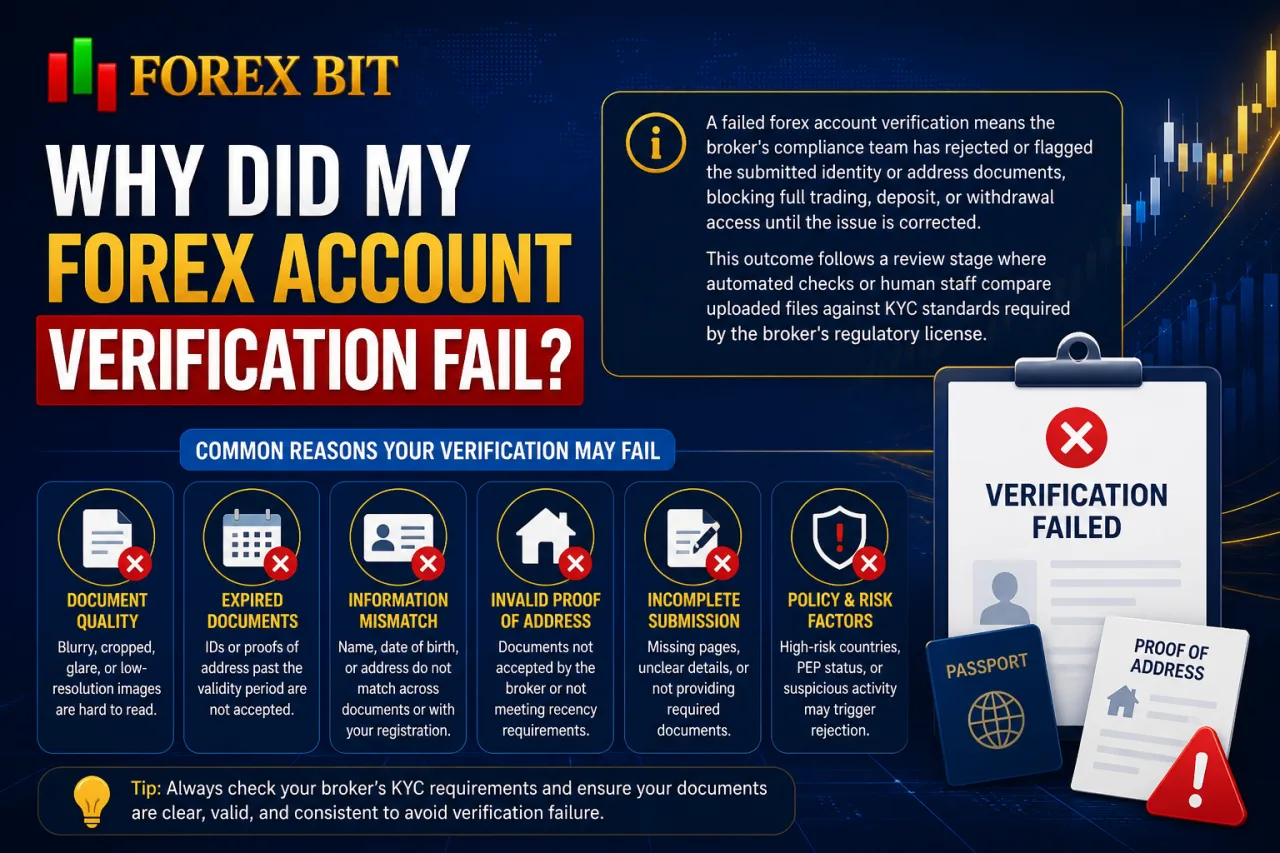 Why Did My Forex Account Verification Fail Why Did My Forex Account Verification Fail