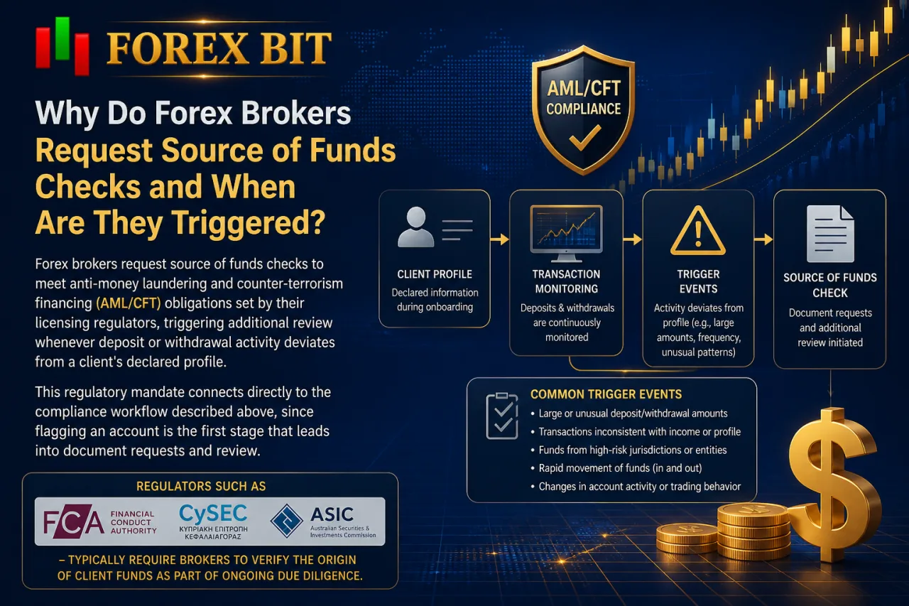 Why Do Forex Brokers Request Source of Funds Checks and When Are They Triggered