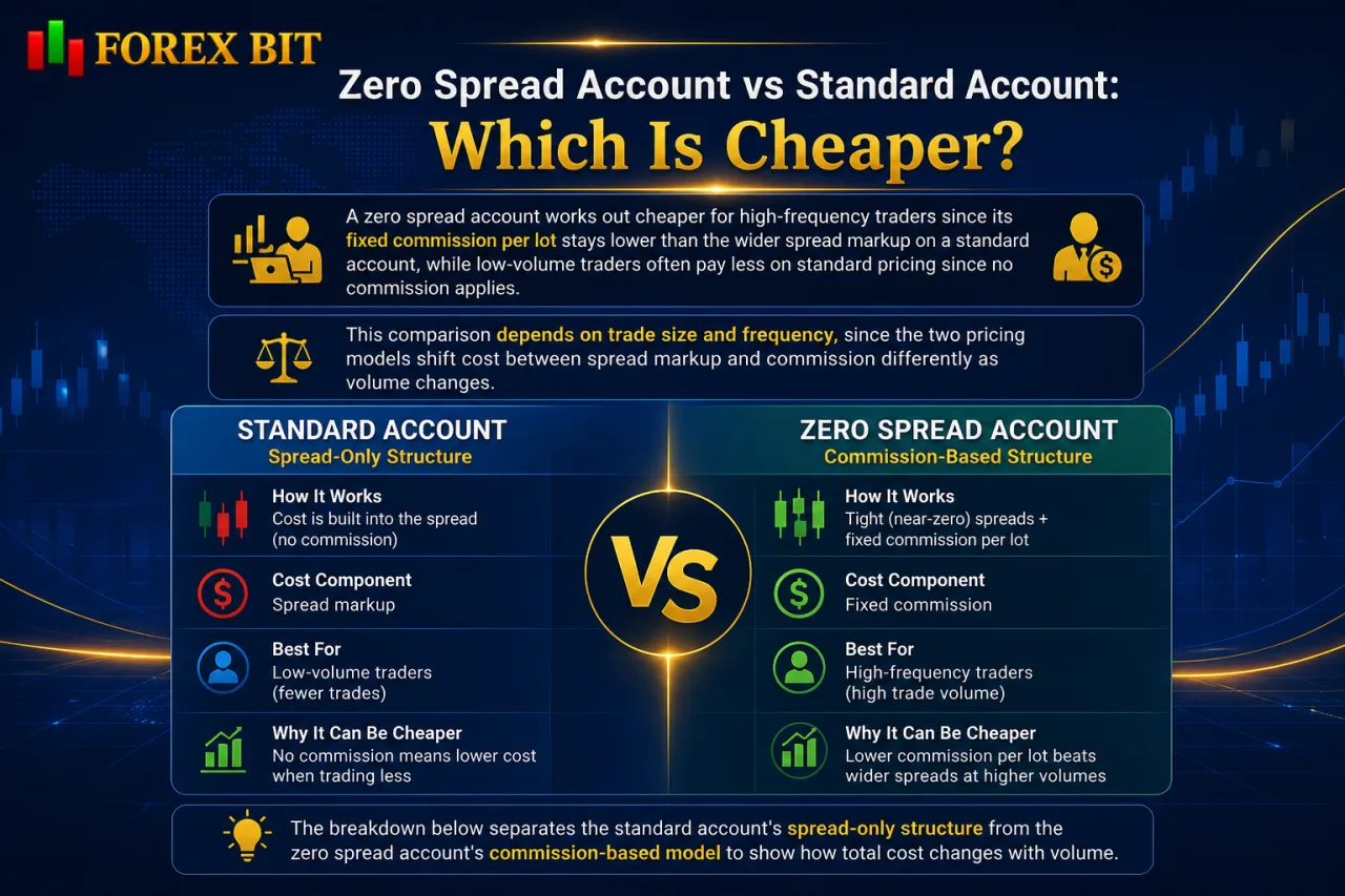 Zero Spread Account vs Standard Account: Which Is Cheaper Zero Spread Account vs Standard Account: Which Is Cheaper